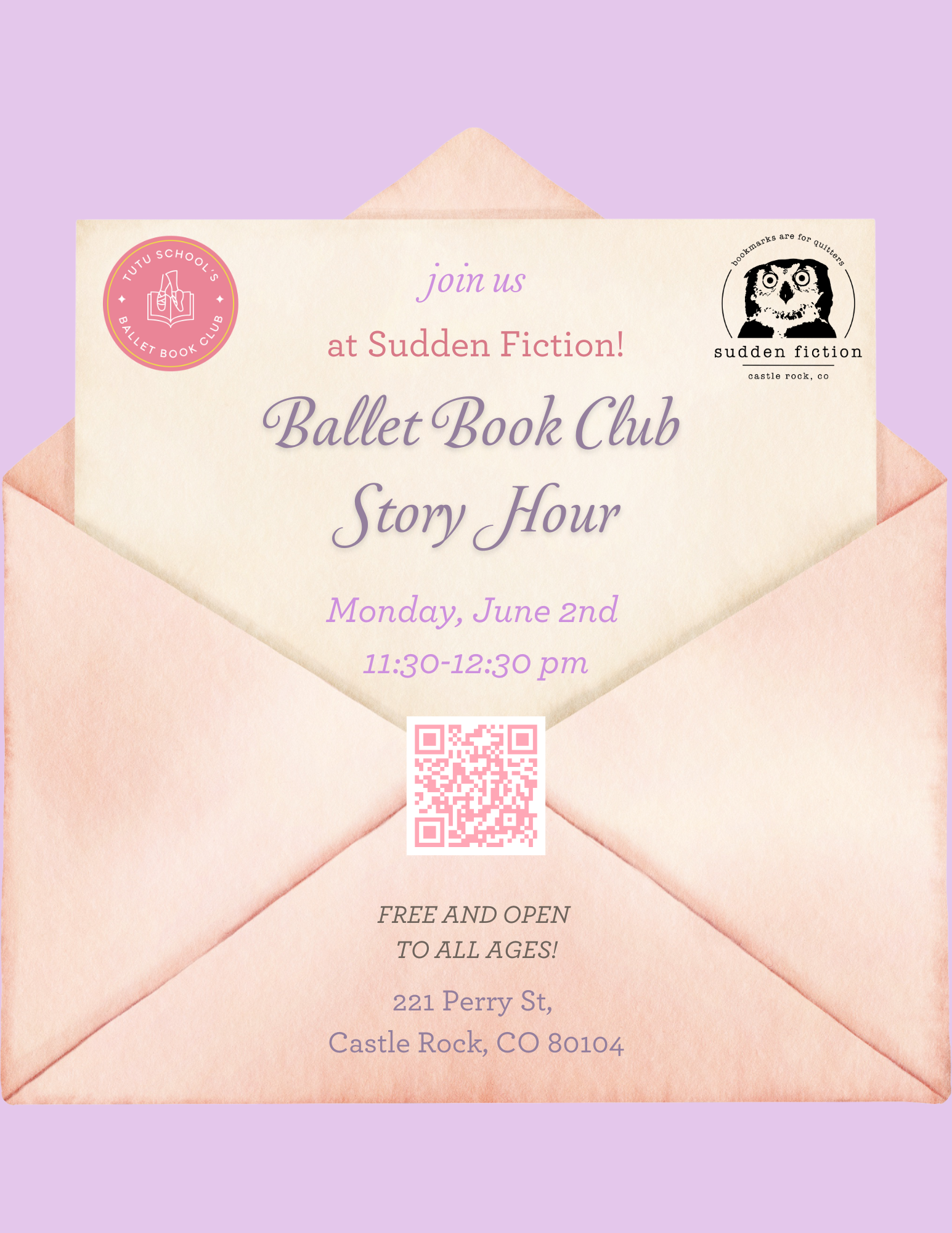 Ballet Book Club Story Hour Visit Castle Rock Colorado