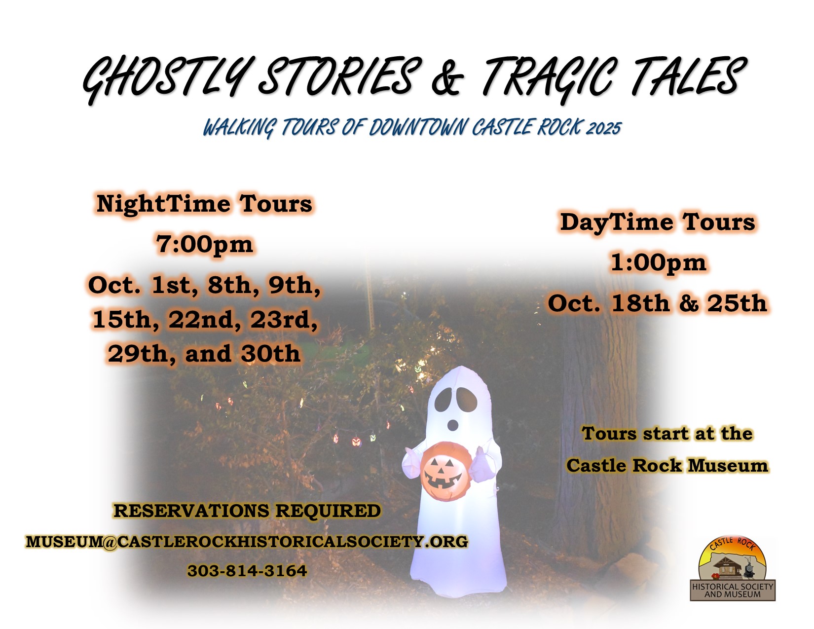 Ghostly Stories & Tragic Tales Walking Tours of Downtown Castle Rock