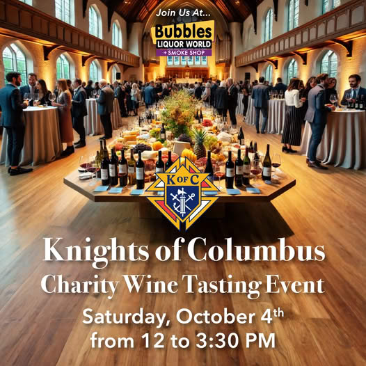 Knights of Columbus Charity Wine Tasting Event