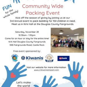 Community Wide Packing Event Flyer