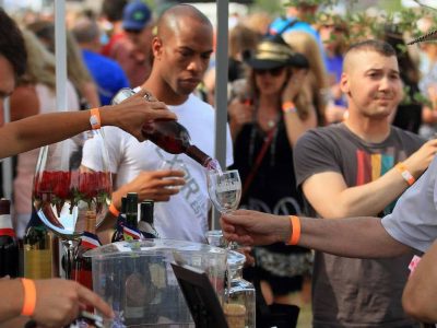 People at the Castle Rock winefest